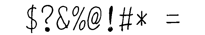 Sictake Odori Regular Font OTHER CHARS