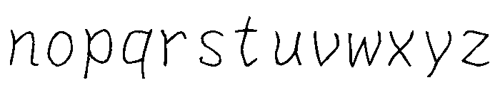 Sictake Ore Regular Font LOWERCASE