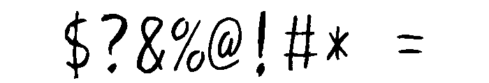 Sictake Otoshi Regular Font OTHER CHARS
