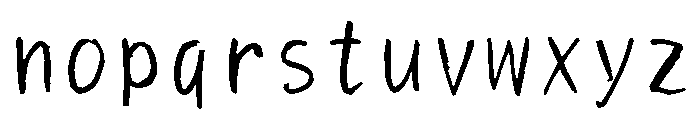 Sictake Otoshi Regular Font LOWERCASE