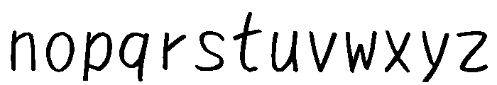 Sictake Ougi Regular Font LOWERCASE