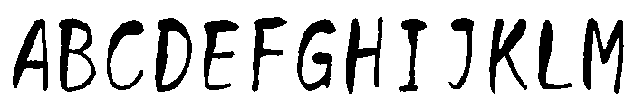 Sictake Panda Regular Font UPPERCASE
