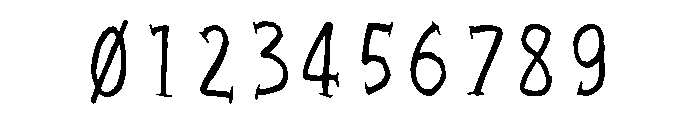 Sictake Serifu Regular Font OTHER CHARS