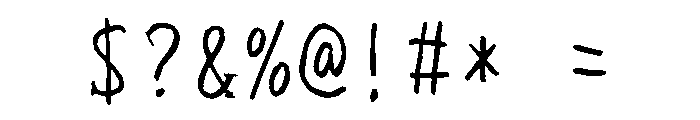 Sictake Serifu Regular Font OTHER CHARS
