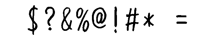 Sictake Shigure Regular Font OTHER CHARS