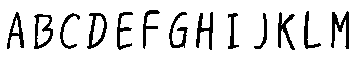 Sictake Shigure Regular Font UPPERCASE