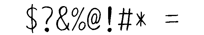 Sictake Tengo Regular Font OTHER CHARS