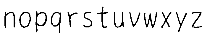 Sictake Tengo Regular Font LOWERCASE