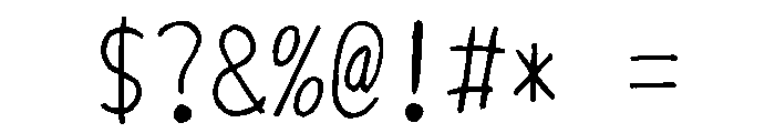 Sictake Yurari Regular Font OTHER CHARS
