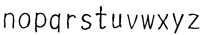 Sictake Zarame Regular Font LOWERCASE