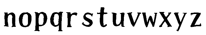 Sictype Regular Font LOWERCASE