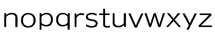 Sicuniversallinebdy Light Font LOWERCASE