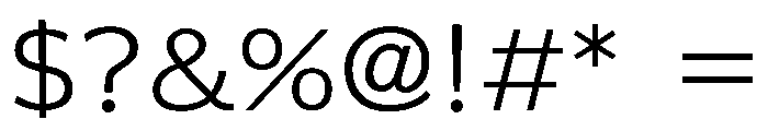 Sicuniversallinedsp D Light Font OTHER CHARS