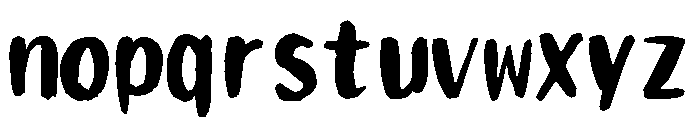 Sicunsui Regular Font LOWERCASE