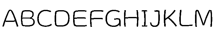 Sicuveiw Nexus Extra Light Font UPPERCASE