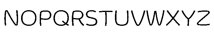 Sicuveiw Nexus Extra Light Font UPPERCASE