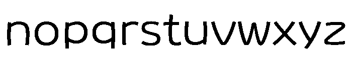 Sicuveiw Nexus Regular Font LOWERCASE