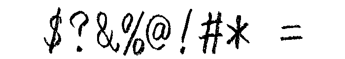 Sicyubi Banshogyosho Regular Font OTHER CHARS