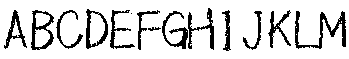 Sicyubi Banshogyosho Regular Font UPPERCASE
