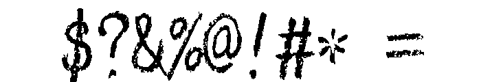 Sicyubi Banshokaisho Regular Font OTHER CHARS
