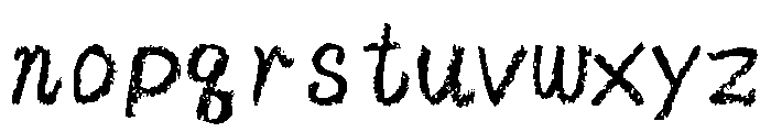 Sicyubi Banshokaisho Regular Font LOWERCASE