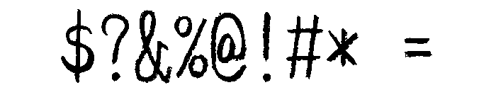 Sicyubi Banshor Regular Font OTHER CHARS