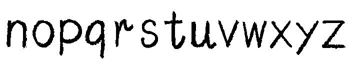 Sicyubi Banshor Regular Font LOWERCASE