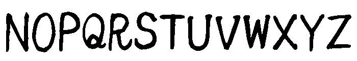 Sicyubi Fudegyosho Regular Font UPPERCASE