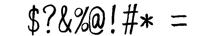 Sicyubi Fuderm Regular Font OTHER CHARS