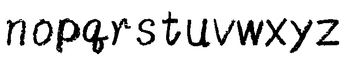 Sicyubi Futobanshor Bold Font LOWERCASE