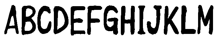 Sicyubi Futofuder Bold Font UPPERCASE