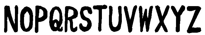 Sicyubi Futofuder Bold Font UPPERCASE