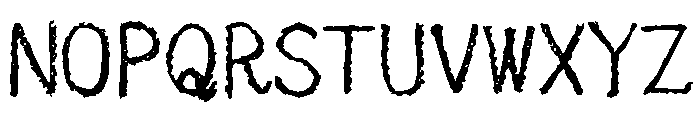 Sicyubi Hyojunbansho Regular Font UPPERCASE