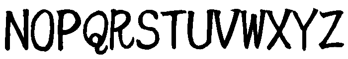 Sicyubi Hyojungakushu Regular Font UPPERCASE