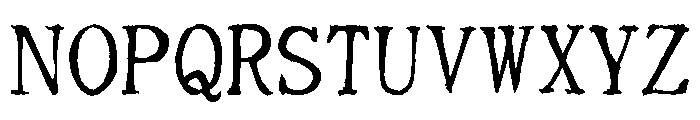 Sicyubi Hyojunkaisho Regular Font UPPERCASE