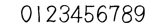 Sicyubi Hyojunpenji Regular Font OTHER CHARS