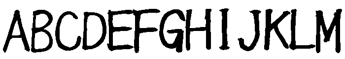 Sicyubi Mohitsugyosho Regular Font UPPERCASE