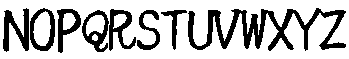 Sicyubi Mohitsugyosho Regular Font UPPERCASE