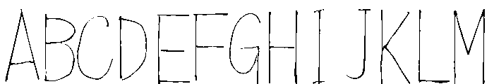 Sicyubi Pengokubosor Extra Light Font UPPERCASE