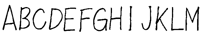 Sicyubi Pengyosho Regular Font UPPERCASE