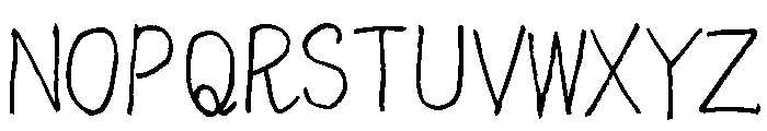 Sicyubi Pengyosho Regular Font UPPERCASE