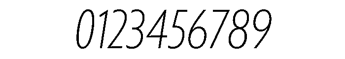 Sidenote Variable Extra Light Italic Font OTHER CHARS