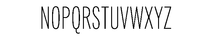 Sidenote Variable Extra Light Font UPPERCASE