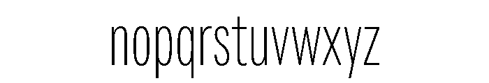 Sidenote Variable Extra Light Font LOWERCASE