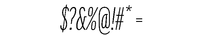 Sidenote Variable Light Italic Font OTHER CHARS