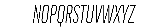 Sidenote Variable Light Italic Font UPPERCASE
