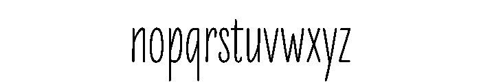 Sidenote Variable Medium Font LOWERCASE