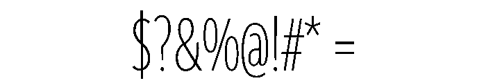 Sidenote Variable Regular Font OTHER CHARS
