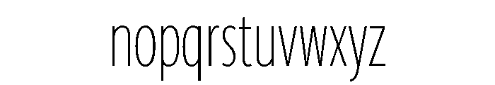 Sidenote Variable Regular Font LOWERCASE