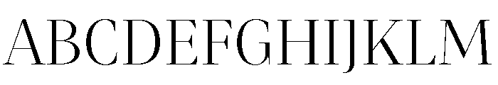 Sigurd Variable Extra Light Font UPPERCASE